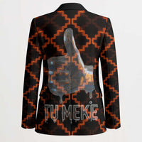Tu Meke Maori New Zealand Slang Blazer with Glow Neon Step Style TS04 - Polynesian Pride