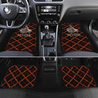 Tu Meke Maori New Zealand Slang Car Mats with Glow Neon Step Style
