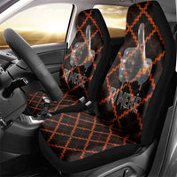 Tu Meke Maori New Zealand Slang Car Seat Cover with Glow Neon Step Style TS04 - Polynesian Pride
