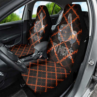 Tu Meke Maori New Zealand Slang Car Seat Cover with Glow Neon Step Style TS04 - Polynesian Pride