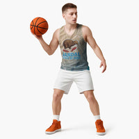 Kiwi Jandal Beach Life Basketball Jersey New Zealand Flip Flops Ocean Wave Surf Style TS04 - Polynesian Pride