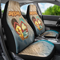 Kiwi Jandal Beach Life Car Seat Cover New Zealand Flip Flops Ocean Wave Surf Style