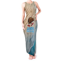 Kiwi Jandal Beach Life Tank Maxi Dress New Zealand Flip Flops Ocean Wave Surf Style