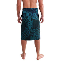 Chuuk Deep Into Truk Lagoon Lavalava Polynesian Tribal Pattern Wreck Diving Teal Ship Art