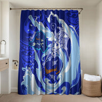 Chuuk Micronesian Roots Bathroom Set Polynesian Tribal Pattern Hibiscus Flower And Stingray Art