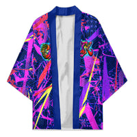 Chuuk Tropical Sunset Coordinates Kimono Neon Graffiti Polynesian Tribal