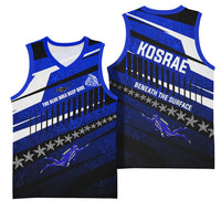 Kosrae Deep Sea Scuba Diving Basketball Jersey Blue Hole Beneath The Surface Coral Reef Graphic Art