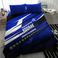 Kosrae Deep Sea Scuba Diving Bedding Set Blue Hole Beneath The Surface Coral Reef Graphic Art