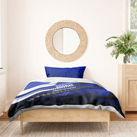 Kosrae Deep Sea Scuba Diving Bedding Set Blue Hole Beneath The Surface Coral Reef Graphic Art