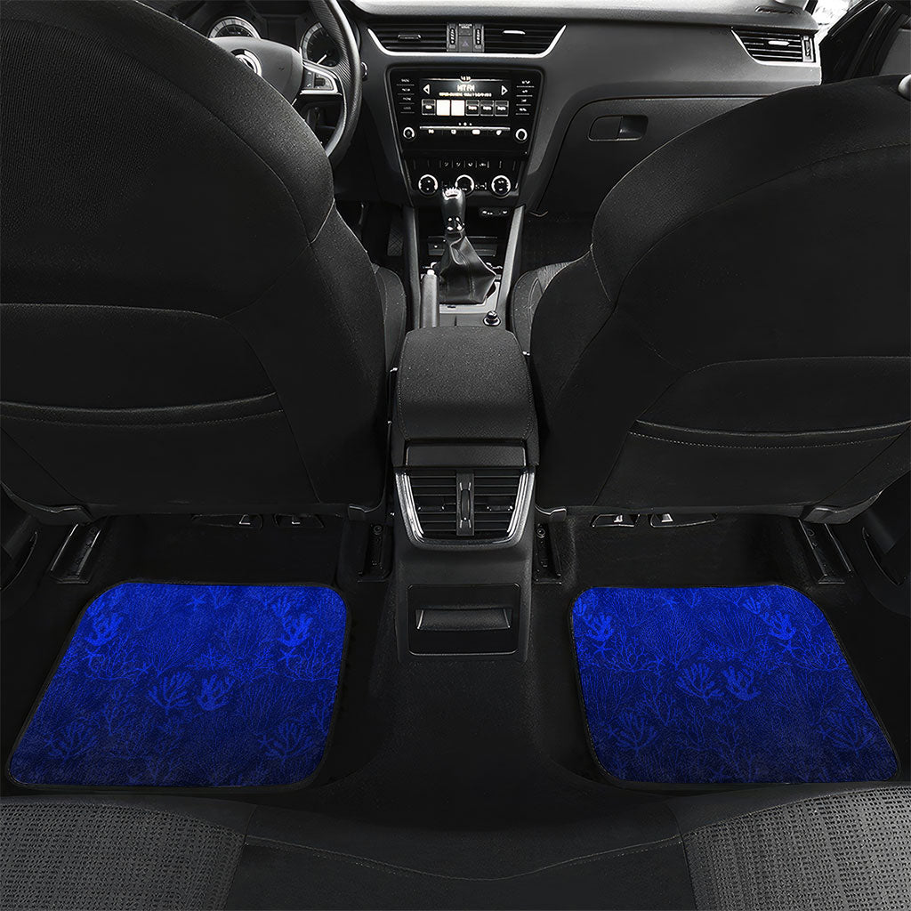 Kosrae Deep Sea Scuba Diving Car Mats Blue Hole Beneath The Surface Coral Reef Graphic Art