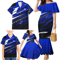 Kosrae Deep Sea Scuba Diving Family Matching Mermaid Dress and Hawaiian Shirt Blue Hole Beneath The Surface Coral Reef Graphic Art