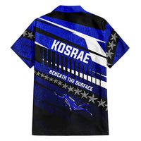 Kosrae Deep Sea Scuba Diving Family Matching Summer Maxi Dress and Hawaiian Shirt Blue Hole Beneath The Surface Coral Reef Graphic Art