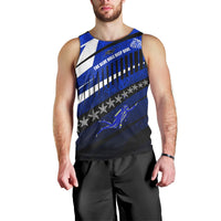 Kosrae Deep Sea Scuba Diving Men Tank Top Blue Hole Beneath The Surface Coral Reef Graphic Art