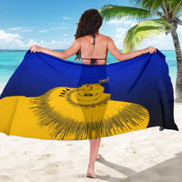 Kosrae Fafa Culinary Heritage Sarong Kosraean Gold Taro Tradition Illustration With Coconut Leaves
