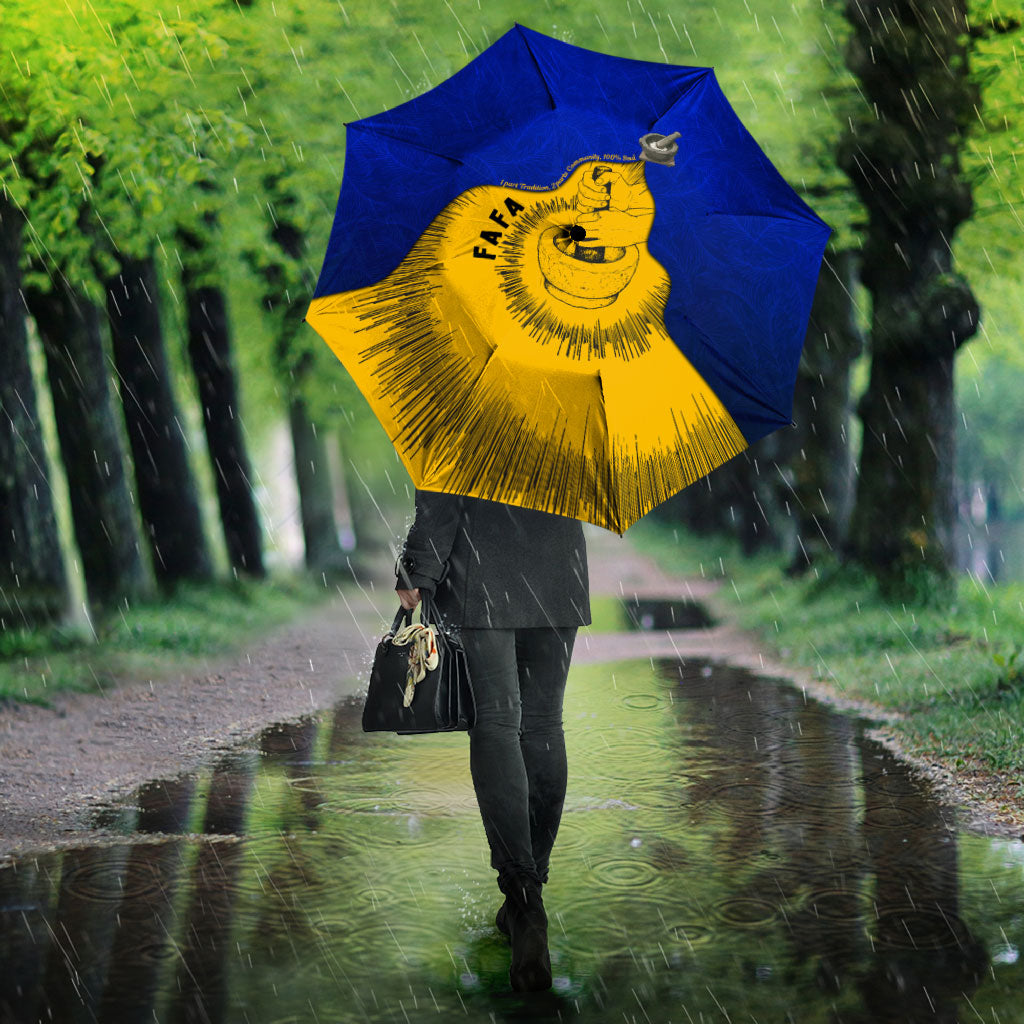 Kosrae Fafa Culinary Heritage Umbrella Kosraean Gold Taro Tradition Illustration With Coconut Leaves