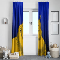 Kosrae Fafa Culinary Heritage Window Curtain Kosraean Gold Taro Tradition Illustration With Coconut Leaves