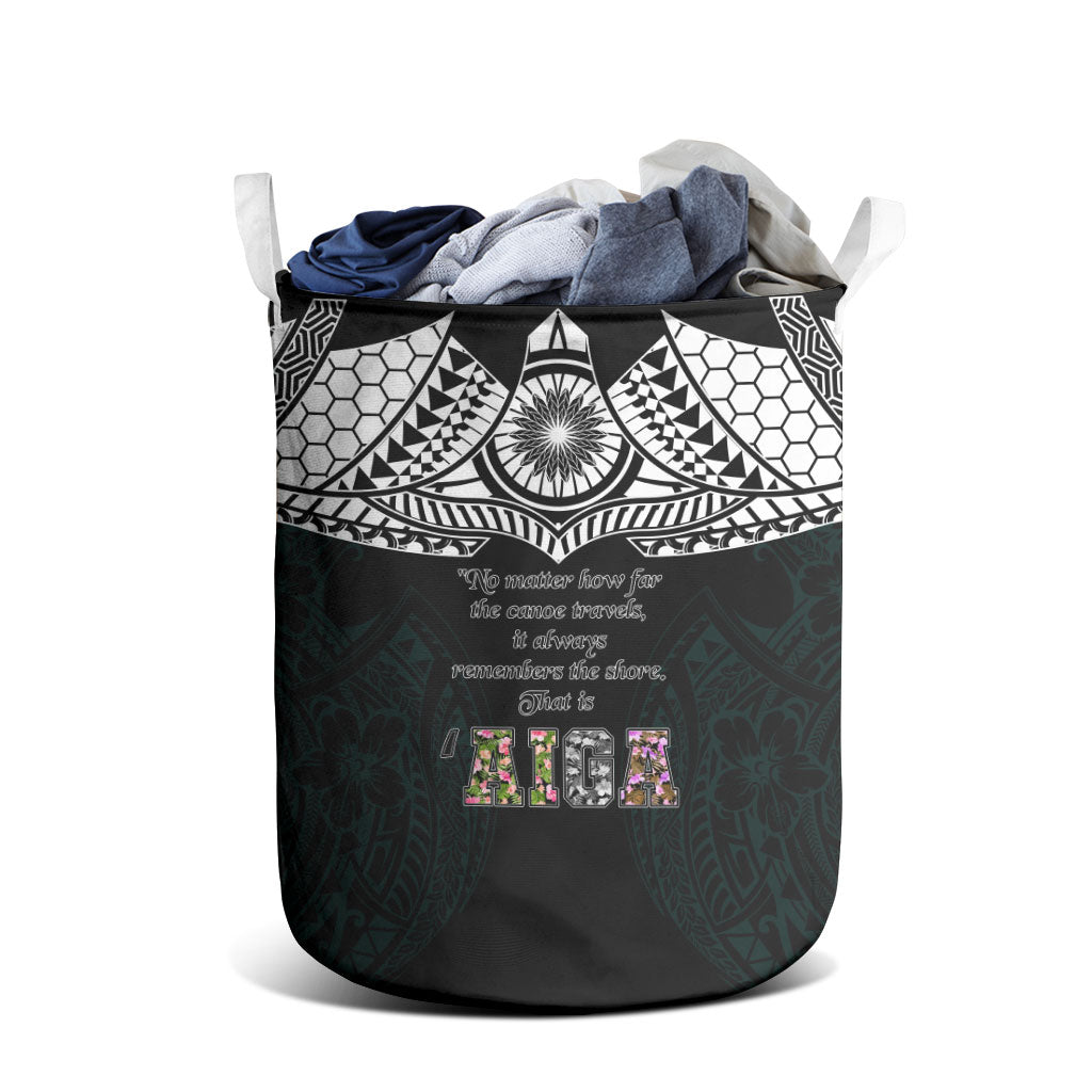 AIGA Always In Gods Arms Samoa Laundry Basket Polynesian Tribal Tattoo Art Family Heritage Faith TS04 - Polynesian Pride