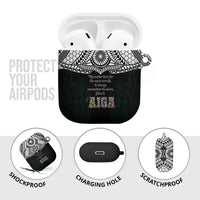 AIGA Always In Gods Arms Samoa AirPods Case Polynesian Tribal Tattoo Art Family Heritage Faith TS04 - Polynesian Pride