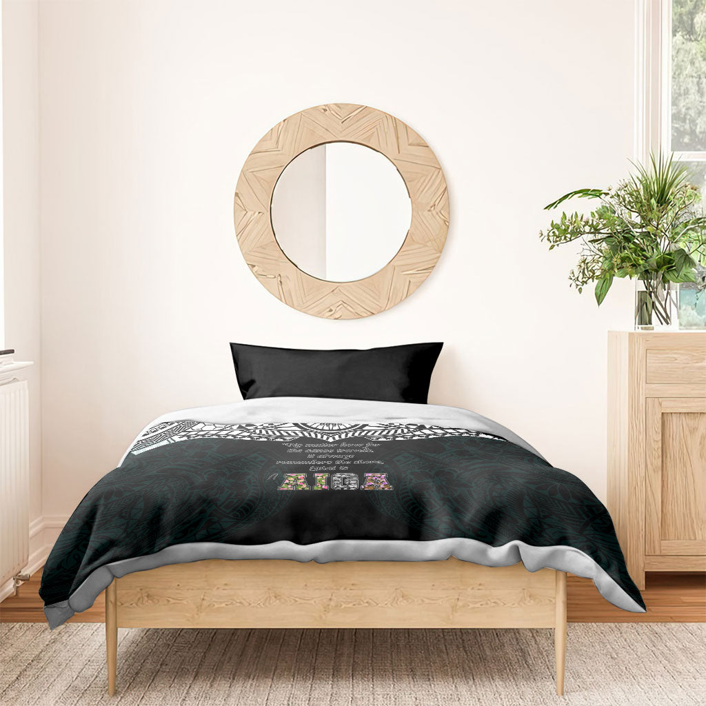AIGA Always In Gods Arms Samoa Bedding Set Polynesian Tribal Tattoo Art Family Heritage Faith TS04 - Polynesian Pride