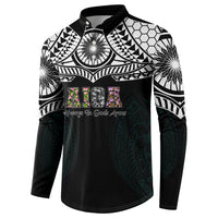 AIGA Always In Gods Arms Samoa Button Sweatshirt Polynesian Tribal Tattoo Art Family Heritage Faith TS04 - Polynesian Pride
