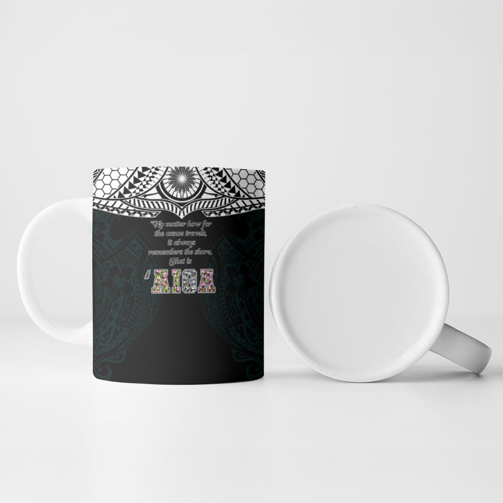 AIGA Always In Gods Arms Samoa Ceramic Mug Polynesian Tribal Tattoo Art Family Heritage Faith TS04 - Polynesian Pride