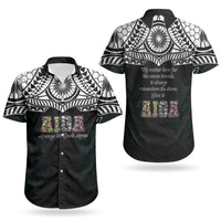 AIGA Always In Gods Arms Samoa Couples Matching Puletasi and Hawaiian Shirt Polynesian Tribal Tattoo Art Family Heritage Faith TS04 - Polynesian Pride