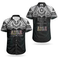 AIGA Always In Gods Arms Samoa Couples Matching Tank Maxi Dress and Hawaiian Shirt Polynesian Tribal Tattoo Art Family Heritage Faith TS04 - Polynesian Pride