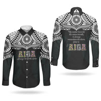 AIGA Always In Gods Arms Samoa Couples Matching Tank Maxi Dress and Long Sleeve Button Shirt Polynesian Tribal Tattoo Art Family Heritage Faith TS04 - Polynesian Pride