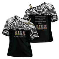 AIGA Always In Gods Arms Samoa Cross Shoulder Shirt Polynesian Tribal Tattoo Art Family Heritage Faith TS04 - Polynesian Pride