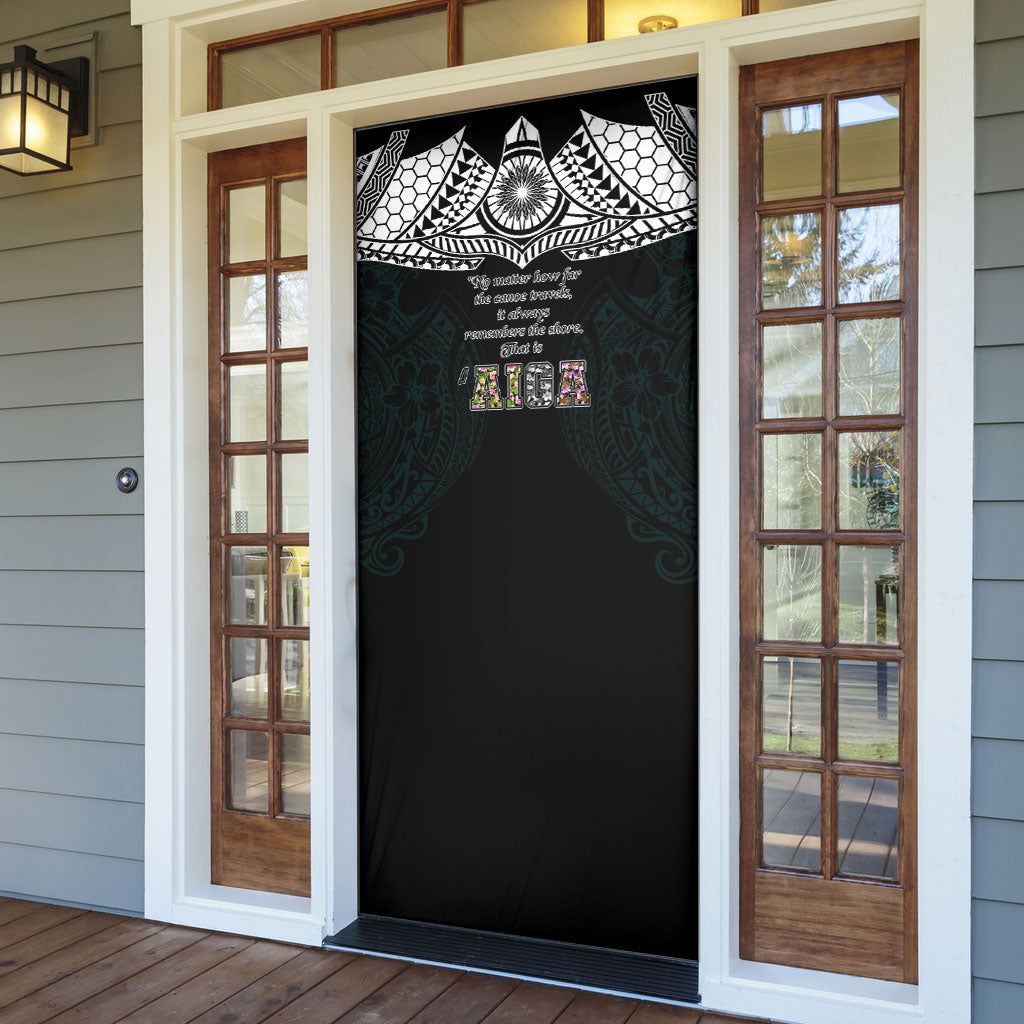 AIGA Always In Gods Arms Samoa Door Cover Polynesian Tribal Tattoo Art Family Heritage Faith TS04 - Polynesian Pride