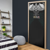 AIGA Always In Gods Arms Samoa Door Cover Polynesian Tribal Tattoo Art Family Heritage Faith TS04 - Polynesian Pride