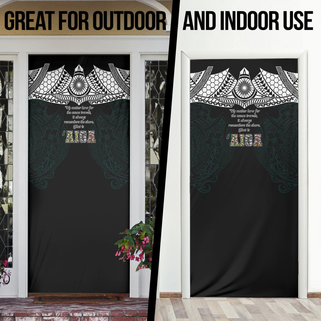 AIGA Always In Gods Arms Samoa Door Cover Polynesian Tribal Tattoo Art Family Heritage Faith TS04 - Polynesian Pride