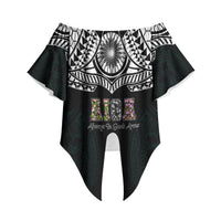 AIGA Always In Gods Arms Samoa Off Shoulder Wrap Waist Top Polynesian Tribal Tattoo Art Family Heritage Faith TS04 - Polynesian Pride