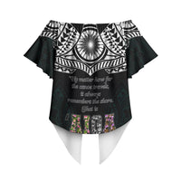 AIGA Always In Gods Arms Samoa Off Shoulder Wrap Waist Top Polynesian Tribal Tattoo Art Family Heritage Faith TS04 - Polynesian Pride
