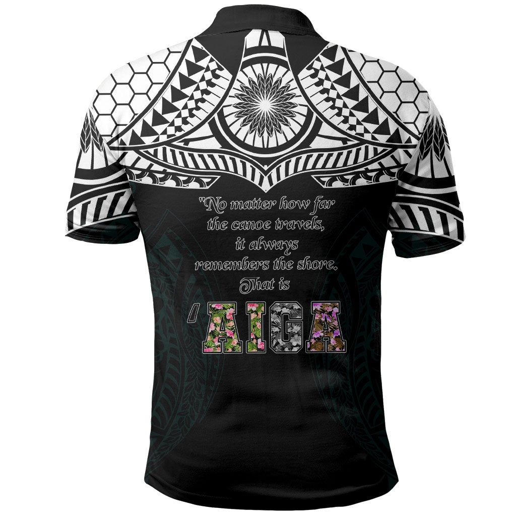 AIGA Always In Gods Arms Samoa Polo Shirt Polynesian Tribal Tattoo Art Family Heritage Faith TS04 - Polynesian Pride