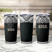 AIGA Always In Gods Arms Samoa Tumbler Cup Polynesian Tribal Tattoo Art Family Heritage Faith TS04 - Polynesian Pride