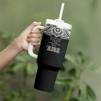 AIGA Always In Gods Arms Samoa Tumbler With Handle Polynesian Tribal Tattoo Art Family Heritage Faith TS04 - Polynesian Pride