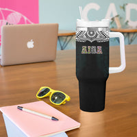 AIGA Always In Gods Arms Samoa Tumbler With Handle Polynesian Tribal Tattoo Art Family Heritage Faith TS04 - Polynesian Pride