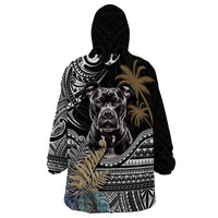 Polynesian Pitbull Wearable Blanket Hoodie Polynesian Pattern And Pitbull TS04 - Polynesian Pride