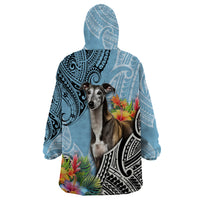 Polynesian Greyhound Wearable Blanket Hoodie Polynesian Pattern And Greyhound TS04 - Polynesian Pride