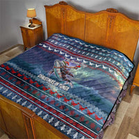 Tonga Christmas Quilt with Singing Whale Ocean Scene National Coat of Arms TS04 - Polynesian Pride