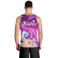 Hawaii Plumeria Flower Men Tank Top Plumeria FLowers And Polynesian Pattern TS04 - Polynesian Pride