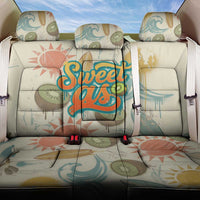 NZ Slang Sweet As Kiwi Shaka Sign Back Car Seat Cover New Zealand Surfboards Sun and Tropical Beach Retro