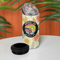 NZ Slang Sweet As Kiwi Shaka Sign 4 in 1 Can Cooler Tumbler New Zealand Surfboards Sun and Tropical Beach Retro TS04 - Polynesian Pride