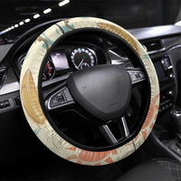 NZ Slang Sweet As Kiwi Shaka Sign Steering Wheel Cover New Zealand Surfboards Sun and Tropical Beach Retro
