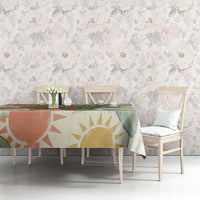 NZ Slang Sweet As Kiwi Shaka Sign Tablecloth New Zealand Surfboards Sun and Tropical Beach Retro