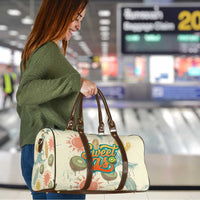 NZ Slang Sweet As Kiwi Shaka Sign Travel Bag New Zealand Surfboards Sun and Tropical Beach Retro