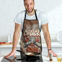 Choice Bro Graffiti Handshake Apron New Zealand Slang Fern Brick Wall and Urban Street Art
