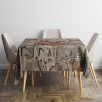 Choice Bro Graffiti Handshake Tablecloth New Zealand Slang Fern Brick Wall and Urban Street Art