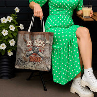 Choice Bro Graffiti Handshake Tote Bag New Zealand Slang Fern Brick Wall and Urban Street Art